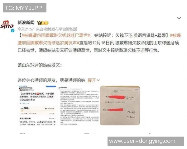 戴琳回应球迷质疑欠款问题称其妻子已替其还清债务